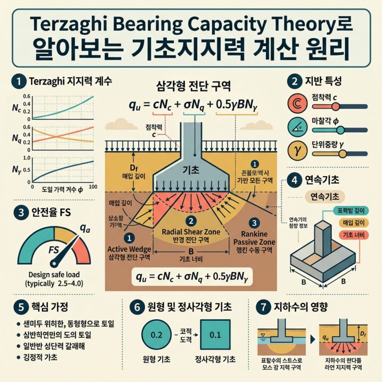 ai thumbnail infographic Terzaghi Bearing Capacity Theory로 알아보는 기초지지력 계산 원리 1789992082