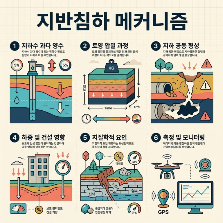 ai thumbnail infographic 지반침하 메커니즘 1789989982