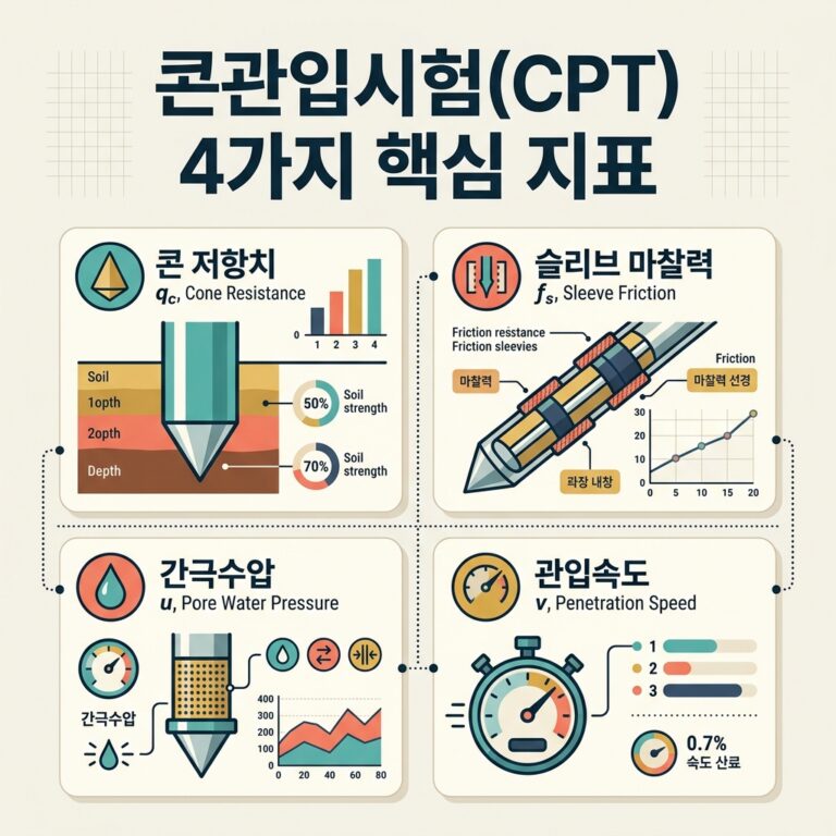 ai thumbnail infographic 콘관입시험CPT 4가지 핵심 지표 1789990514