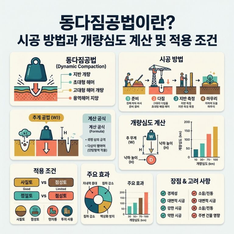 ai thumbnail infographic 동다짐공법이란 시공 방법과 개량심도 계산 및 적용 조건 1792628410