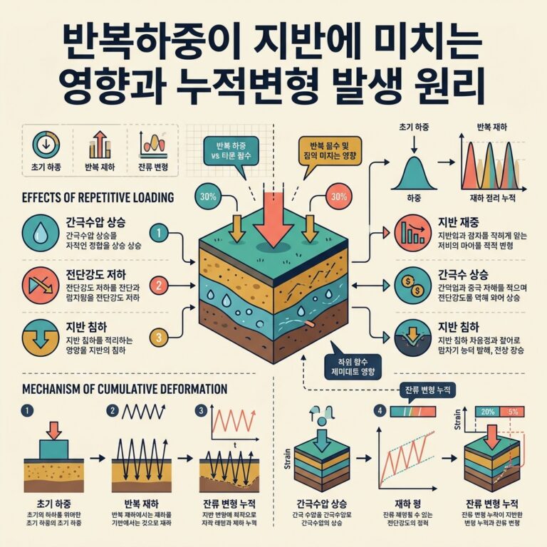 ai thumbnail infographic 반복하중이 지반에 미치는 영향과 누적변형 발생 원리 1792627064