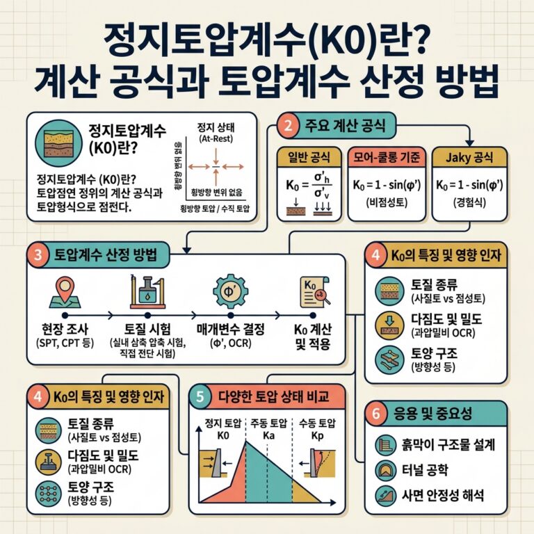 ai thumbnail infographic 정지토압계수K0란 계산 공식과 토압계수 산정 방법 1792625956