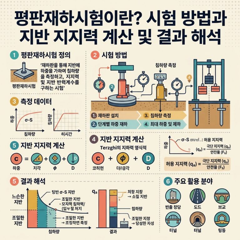 ai thumbnail infographic 평판재하시험이란 시험 방법과 지반 지지력 계산 및 결과 해석 1792629671